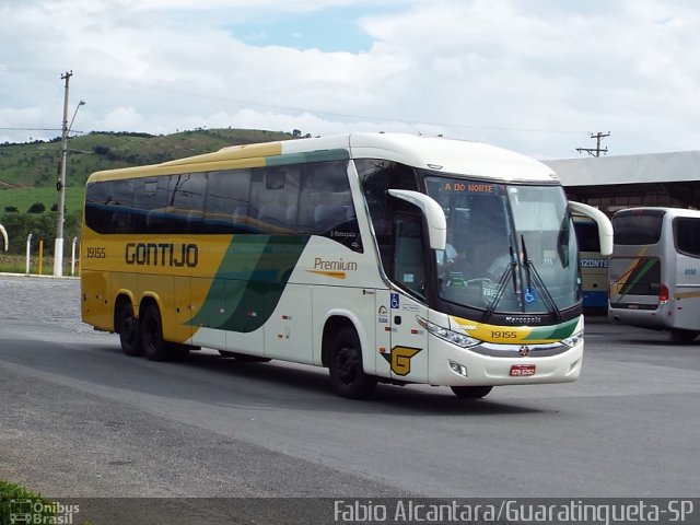 Empresa Gontijo de Transportes 19155 na cidade de Roseira, São Paulo, Brasil, por Fabio Alcantara. Número da foto: #3117083.