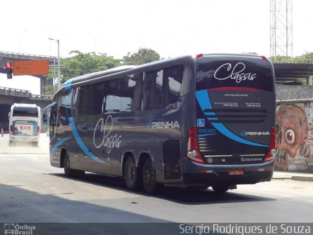 Empresa de Ônibus Nossa Senhora da Penha 53020 na cidade de Rio de Janeiro, Rio de Janeiro, Brasil, por Sergio Rodrigues de Souza. ID da foto: 3116211.