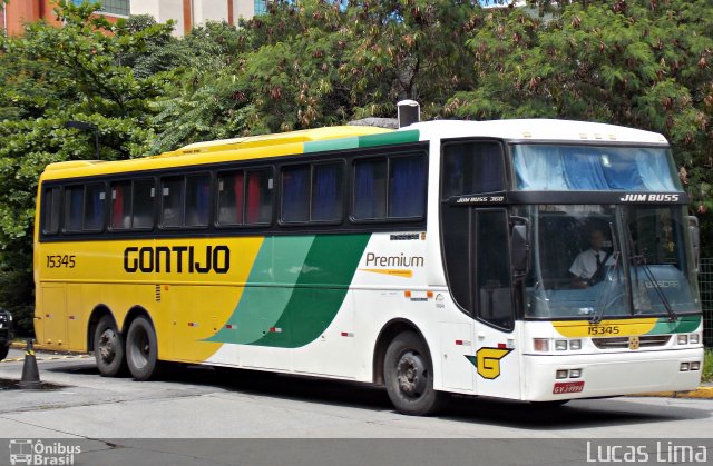 Empresa Gontijo de Transportes 15345 na cidade de São Paulo, São Paulo, Brasil, por Lucas Lima. ID da foto: 3116173.