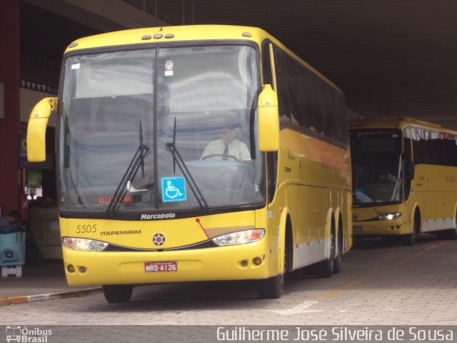 Viação Itapemirim 5505 na cidade de Belém, Pará, Brasil, por Guilherme José Silveira de Sousa. ID da foto: 3115563.