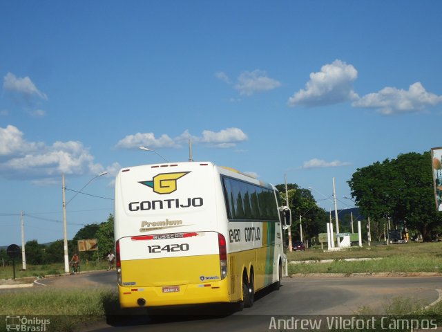 Empresa Gontijo de Transportes 12420 na cidade de Pirapora, Minas Gerais, Brasil, por Andrew Campos. Número da foto: #3115817.