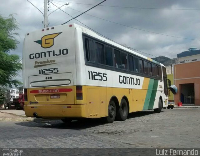 Empresa Gontijo de Transportes 11255 na cidade de Serra Talhada, Pernambuco, Brasil, por Luiz Fernando. ID da foto: 3115049.