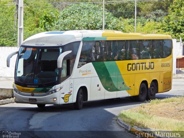 Empresa Gontijo de Transportes 18085 na cidade de Aracaju, Sergipe, Brasil, por Sergio Marques . ID da foto: 3117351.