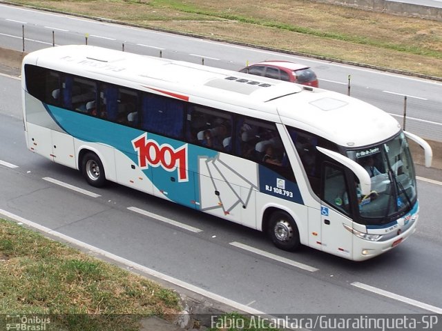 Auto Viação 1001 RJ 108.793 na cidade de Aparecida, São Paulo, Brasil, por Fabio Alcantara. Número da foto: #3116971.