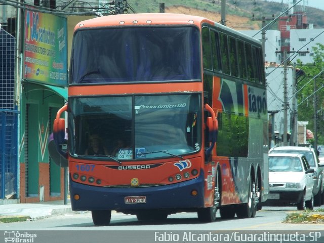 Viação Santana Iapó 1607 na cidade de Guaratinguetá, São Paulo, Brasil, por Fabio Alcantara. Número da foto: #3117438.