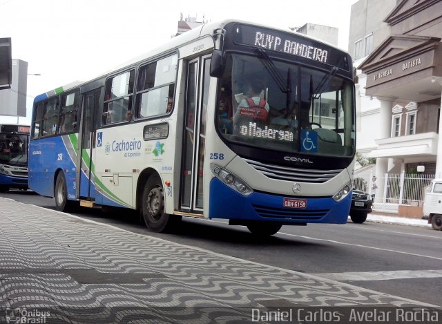 Viação Flecha Branca 258 na cidade de Cachoeiro de Itapemirim, Espírito Santo, Brasil, por Daniel Carlos  Avelar Rocha. Número da foto: #3118773.