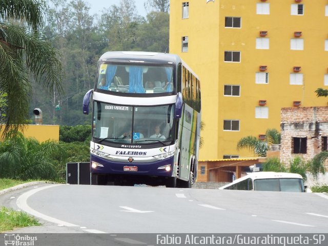 Faleiros Turismo 1620 na cidade de Aparecida, São Paulo, Brasil, por Fabio Alcantara. ID da foto: 3122013.