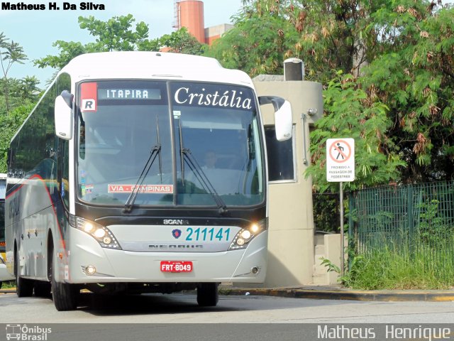 Expresso Cristália 211141 na cidade de São Paulo, São Paulo, Brasil, por Matheus Henrique. Número da foto: #3121720.