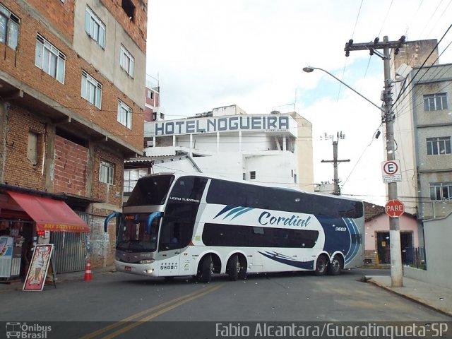 Viação Cordial Transportes e Turismo 3603 na cidade de Aparecida, São Paulo, Brasil, por Fabio Alcantara. ID da foto: 3121777.