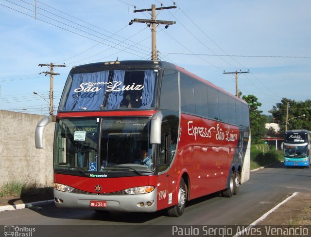 Expresso São Luiz 6990 na cidade de Cuiabá, Mato Grosso, Brasil, por Paulo Sergio Alves Venancio. Número da foto: #3120185.