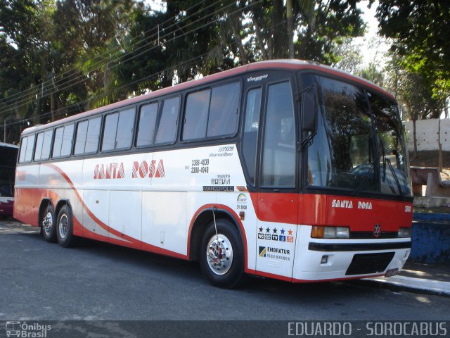 Santa Rosa Turismo 3800 na cidade de Cachoeira Paulista, São Paulo, Brasil, por EDUARDO - SOROCABUS. ID da foto: 3122791.