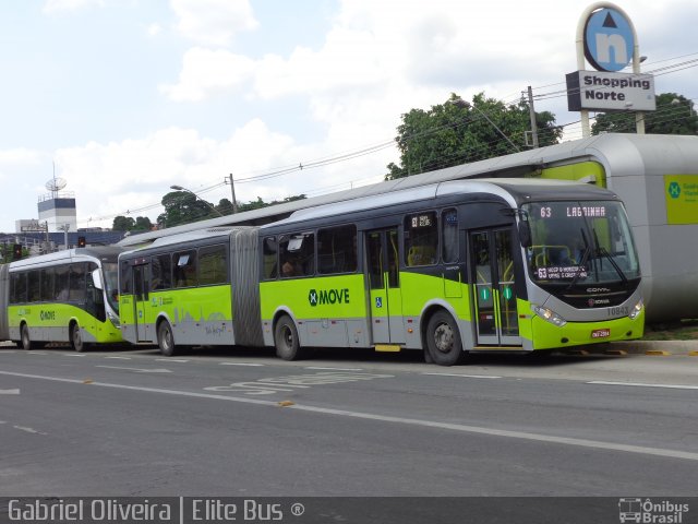 Milênio Transportes 10843 na cidade de Belo Horizonte, Minas Gerais, Brasil, por Gabriel Oliveira. Número da foto: #3122061.