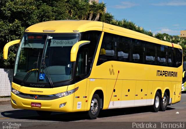 Viação Itapemirim 60743 na cidade de Curitiba, Paraná, Brasil, por Pedroka Ternoski. ID da foto: 3123585.