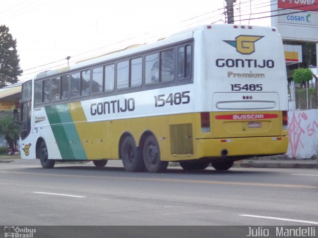 Empresa Gontijo de Transportes 15485 na cidade de Belo Horizonte, Minas Gerais, Brasil, por Júlio  Mandelli. ID da foto: 3122484.