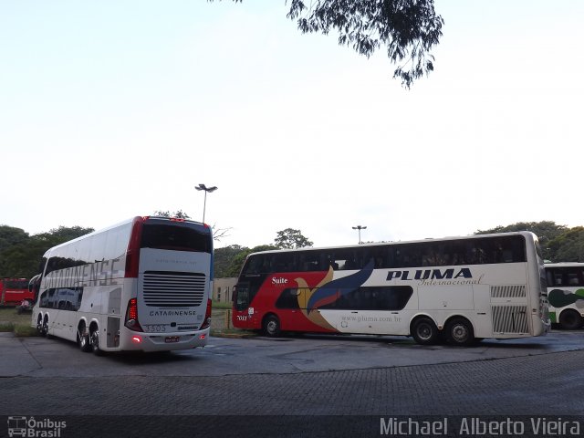 Auto Viação Catarinense 3505 na cidade de São Paulo, São Paulo, Brasil, por Michael  Alberto Vieira. ID da foto: 3122787.