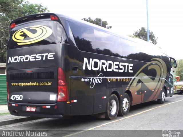 Expresso Nordeste 4750 na cidade de Curitiba, Paraná, Brasil, por Andrew Moraes. Número da foto: #3124340.