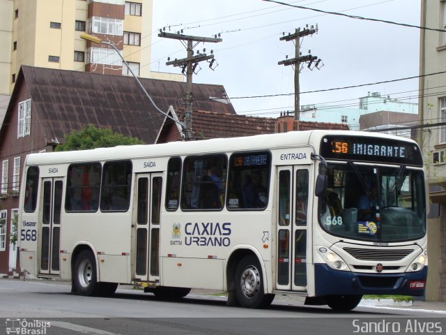Visate - Viação Santa Tereza 568 na cidade de Caxias do Sul, Rio Grande do Sul, Brasil, por Sandro Alves. Número da foto: #3123717.