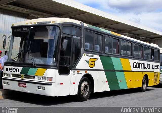 Empresa Gontijo de Transportes 10330 na cidade de Belo Horizonte, Minas Gerais, Brasil, por Andrey Gustavo. ID da foto: 3125444.