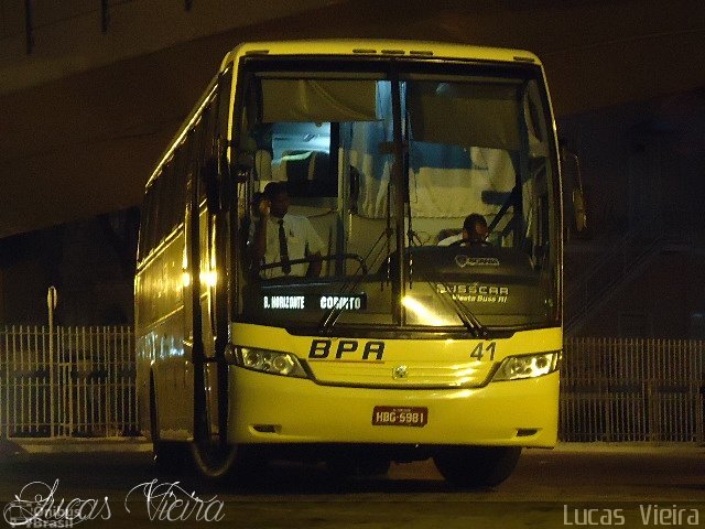 BPA Transportes 41 na cidade de Belo Horizonte, Minas Gerais, Brasil, por Lucas Vieira. ID da foto: 3126997.