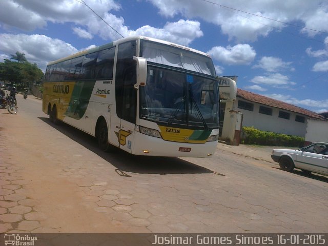 Empresa Gontijo de Transportes 12135 na cidade de Minas Novas, Minas Gerais, Brasil, por Josimar Gomes Simoes. ID da foto: 3125545.