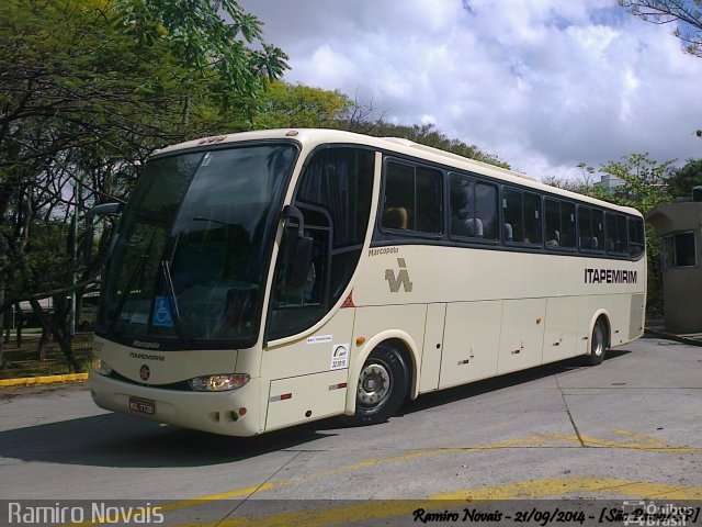 Viação Itapemirim 8207 na cidade de São Paulo, São Paulo, Brasil, por Ramiro Novais. ID da foto: 3125287.