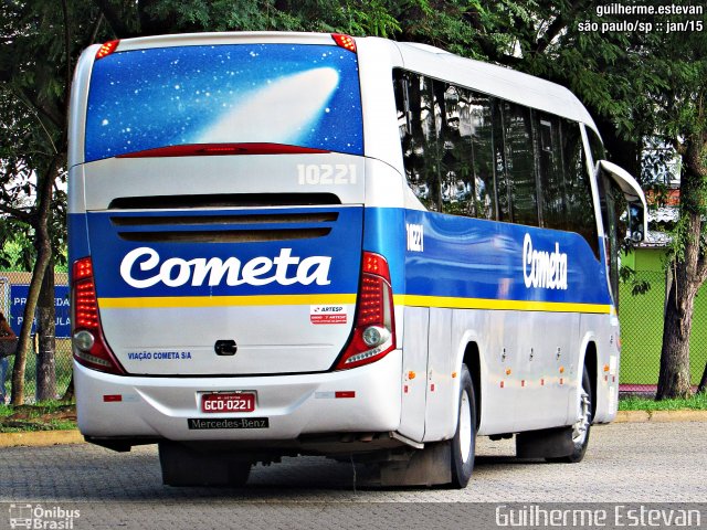 Viação Cometa 10221 na cidade de São Paulo, São Paulo, Brasil, por Guilherme Estevan. Número da foto: #3126605.