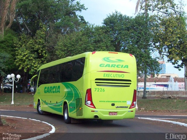 Viação Garcia 7226 na cidade de Rolândia, Paraná, Brasil, por Diego Lopes. Número da foto: #3124723.