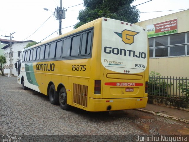 Empresa Gontijo de Transportes 15875 na cidade de Araçuaí, Minas Gerais, Brasil, por Juninho Nogueira. ID da foto: 3125957.