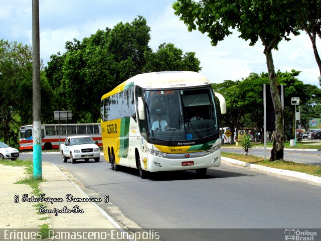 Empresa Gontijo de Transportes 18615 na cidade de Eunápolis, Bahia, Brasil, por Eriques  Damasceno. ID da foto: 3125263.