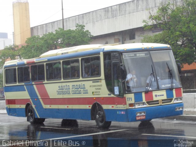 Transporte Coletivo Santa Maria 271 na cidade de Belo Horizonte, Minas Gerais, Brasil, por Gabriel Oliveira. Número da foto: #3126750.