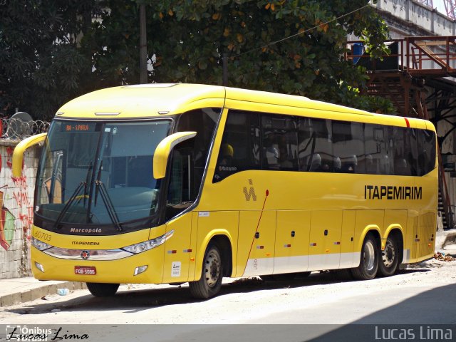 Viação Itapemirim 60703 na cidade de Rio de Janeiro, Rio de Janeiro, Brasil, por Lucas Lima. ID da foto: 3127402.