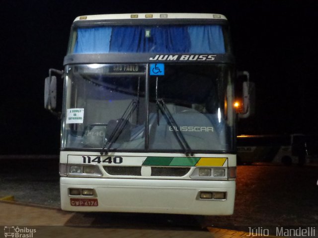 Empresa Gontijo de Transportes 11440 na cidade de Manhuaçu, Minas Gerais, Brasil, por Júlio  Mandelli. Número da foto: #3126895.