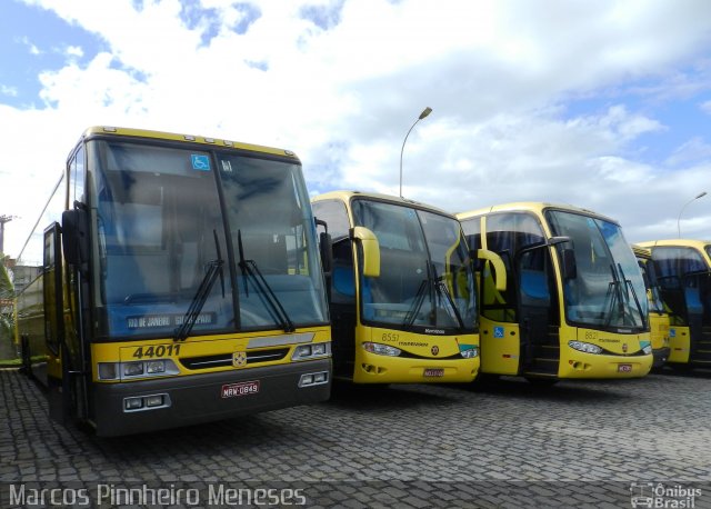 Viação Itapemirim 44011 na cidade de Guarapari, Espírito Santo, Brasil, por Marcos Pinnheiro Meneses. ID da foto: 3177434.