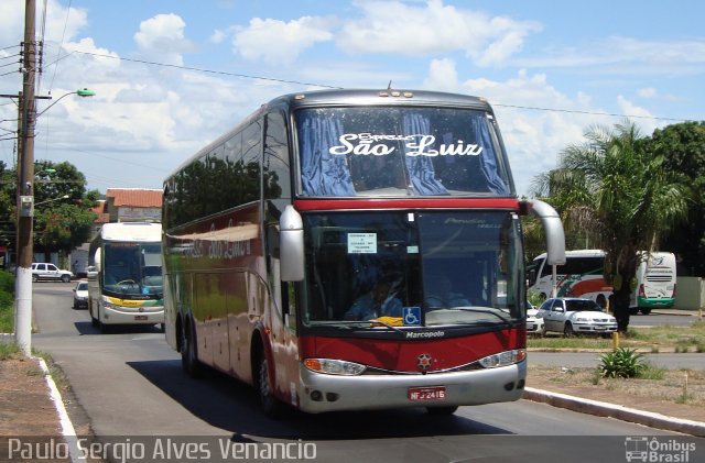 Expresso São Luiz 6990 na cidade de Cuiabá, Mato Grosso, Brasil, por Paulo Sergio Alves Venancio. ID da foto: 3177807.