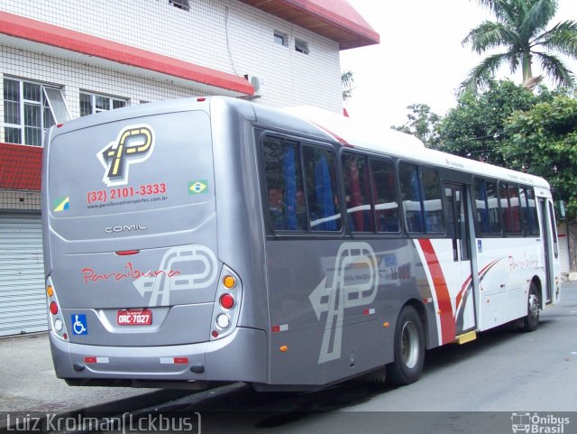Paraibuna Transportes 16008 na cidade de Juiz de Fora, Minas Gerais, Brasil, por Luiz Krolman. Número da foto: #3178992.