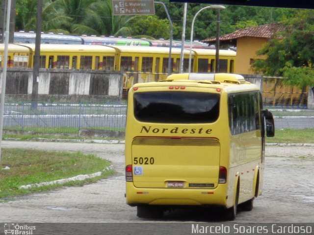 Viação Nordeste 5020 na cidade de João Pessoa, Paraíba, Brasil, por Marcelo Soares Cardoso. ID da foto: 3178374.