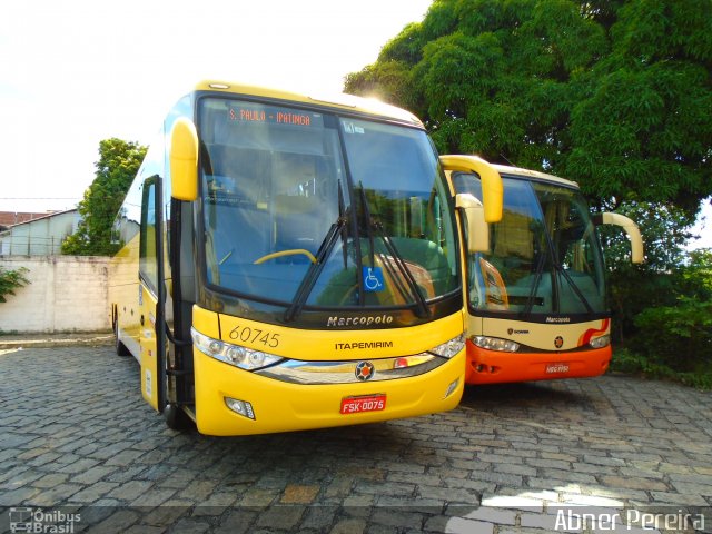 Viação Itapemirim 60745 na cidade de Ipatinga, Minas Gerais, Brasil, por Abner Pereira. Número da foto: #3178313.