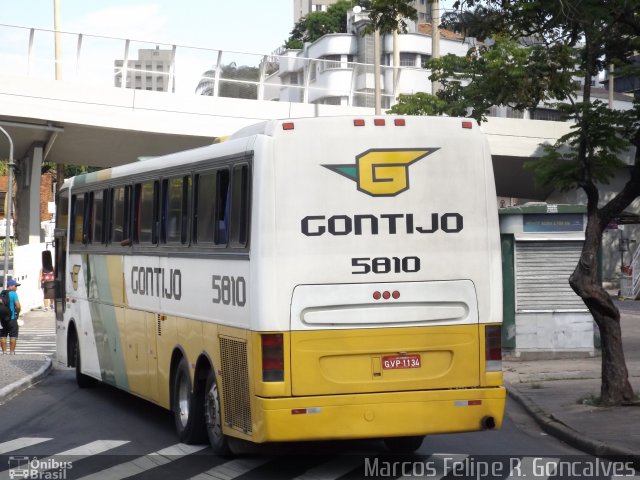 Empresa Gontijo de Transportes 5810 na cidade de Belo Horizonte, Minas Gerais, Brasil, por Marcos Felipe R. Goncalves. ID da foto: 3177486.