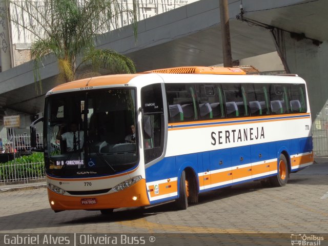 Viação Sertaneja 770 na cidade de Belo Horizonte, Minas Gerais, Brasil, por Gabriel Oliveira. ID da foto: 3178780.