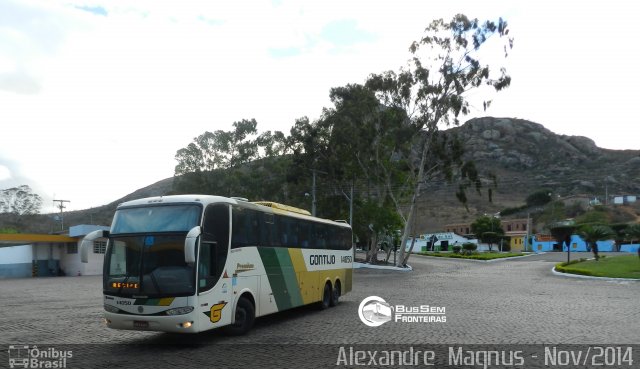 Empresa Gontijo de Transportes 14050 na cidade de Milagres, Bahia, Brasil, por Alexandre  Magnus. Número da foto: #3200241.