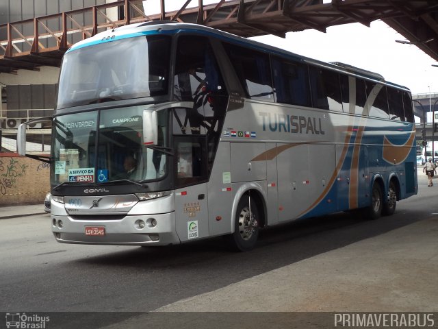 Turispall Transporte e Turismo 4900 na cidade de Rio de Janeiro, Rio de Janeiro, Brasil, por Alexandre Rodrigo. Número da foto: #3200909.