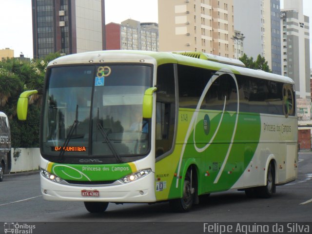 Expresso Princesa dos Campos 6148 na cidade de Curitiba, Paraná, Brasil, por Felipe Aquino da Silva. ID da foto: 3199210.