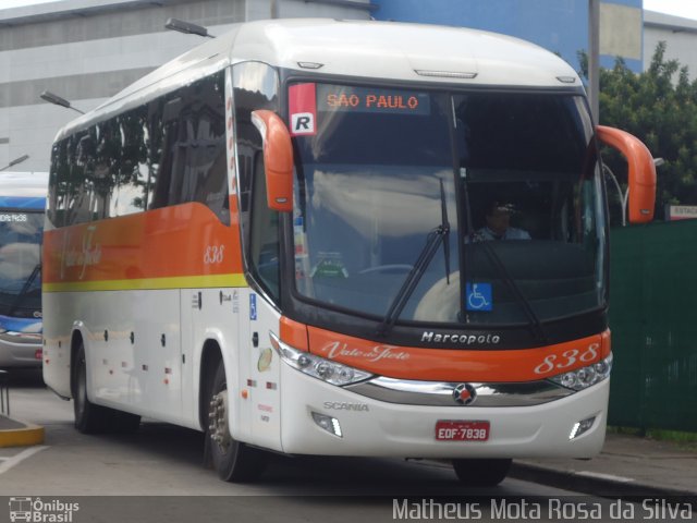 Viação Vale do Tietê 838 na cidade de São Paulo, São Paulo, Brasil, por Matheus Mota Rosa da Silva. Número da foto: #3200210.