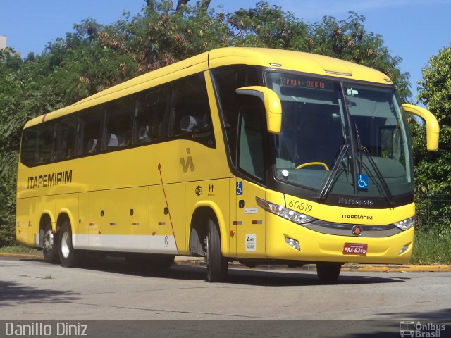 Viação Itapemirim 60819 na cidade de São Paulo, São Paulo, Brasil, por Douglas Jesus. Número da foto: #3201164.