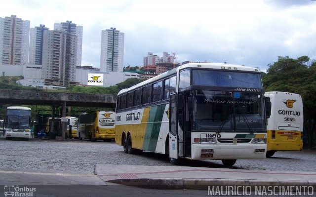 Empresa Gontijo de Transportes 11180 na cidade de Belo Horizonte, Minas Gerais, Brasil, por Maurício Nascimento. ID da foto: 3199573.