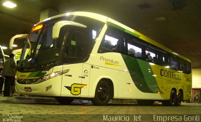 Empresa Gontijo de Transportes 18615 na cidade de Belo Horizonte, Minas Gerais, Brasil, por Maurício Nascimento. ID da foto: 3201273.