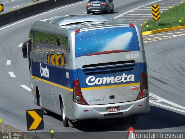 Viação Cometa 10221 na cidade de Lavrinhas, São Paulo, Brasil, por Jhonatan Diego da Silva Trevisan. Número da foto: #3200941.