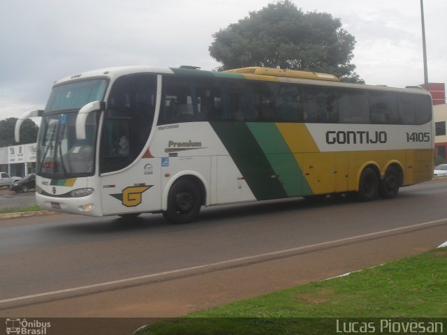 Empresa Gontijo de Transportes 14105 na cidade de Campo Verde, Mato Grosso, Brasil, por Lucas Piovesan. Número da foto: #3201394.