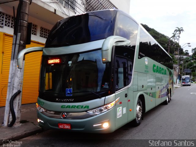 Viação Garcia 7057 na cidade de Santos, São Paulo, Brasil, por Stefano  Rodrigues dos Santos. Número da foto: #3202201.
