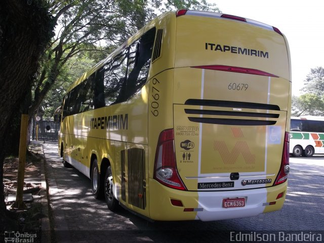 Viação Itapemirim 60679 na cidade de São Paulo, São Paulo, Brasil, por Edmilson Bandeira. Número da foto: #3203180.
